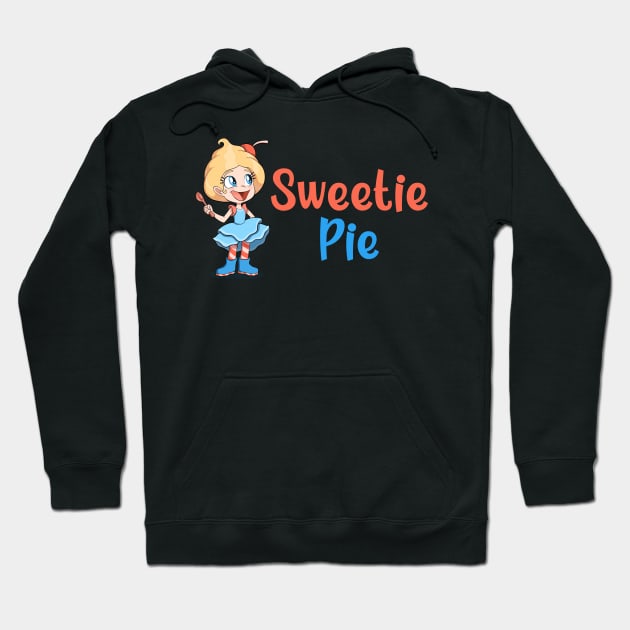 Sweet Cupcake Girl, Sweetie Pie Hoodie by PaperRain